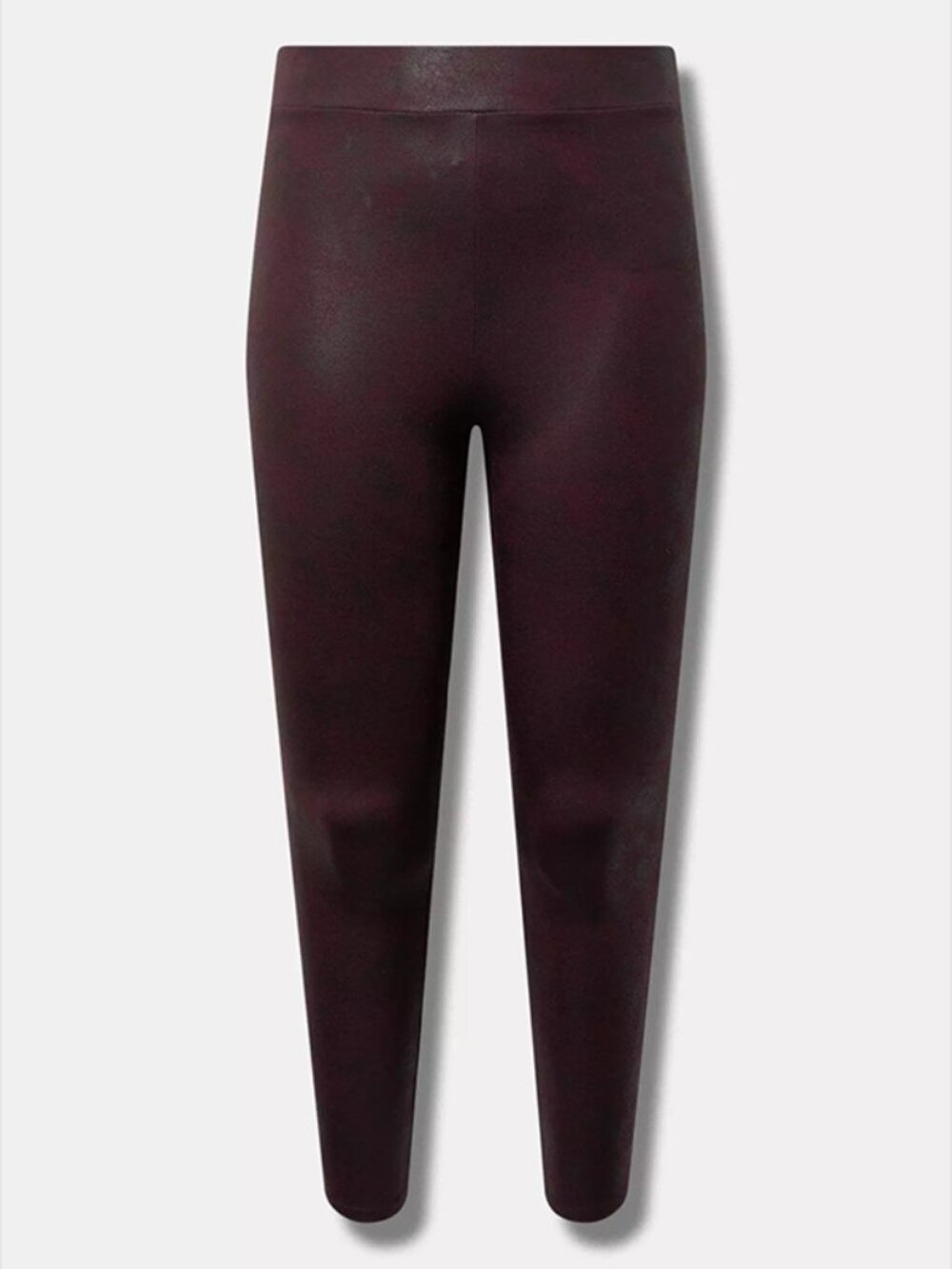 Torrid Full-Length Burgundy Foil Shimmer Leggings (4x) - like new